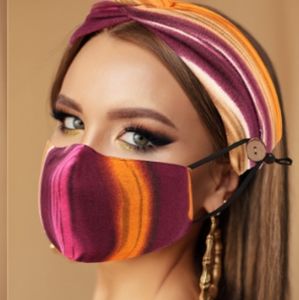 Face mask & Headband. Hand sanitizer as a bonus